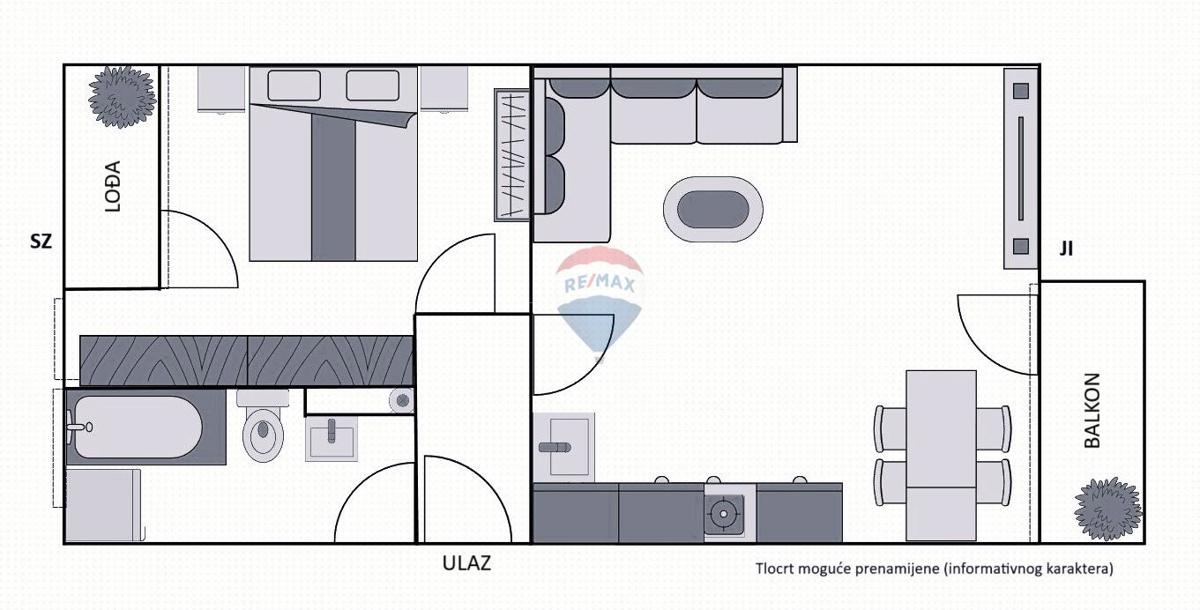 Stanovanje/Apartma Maksimir, 43m2