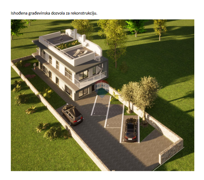 Krk, Linardići – Samostoječa hiša s projektom rekonstrukcije