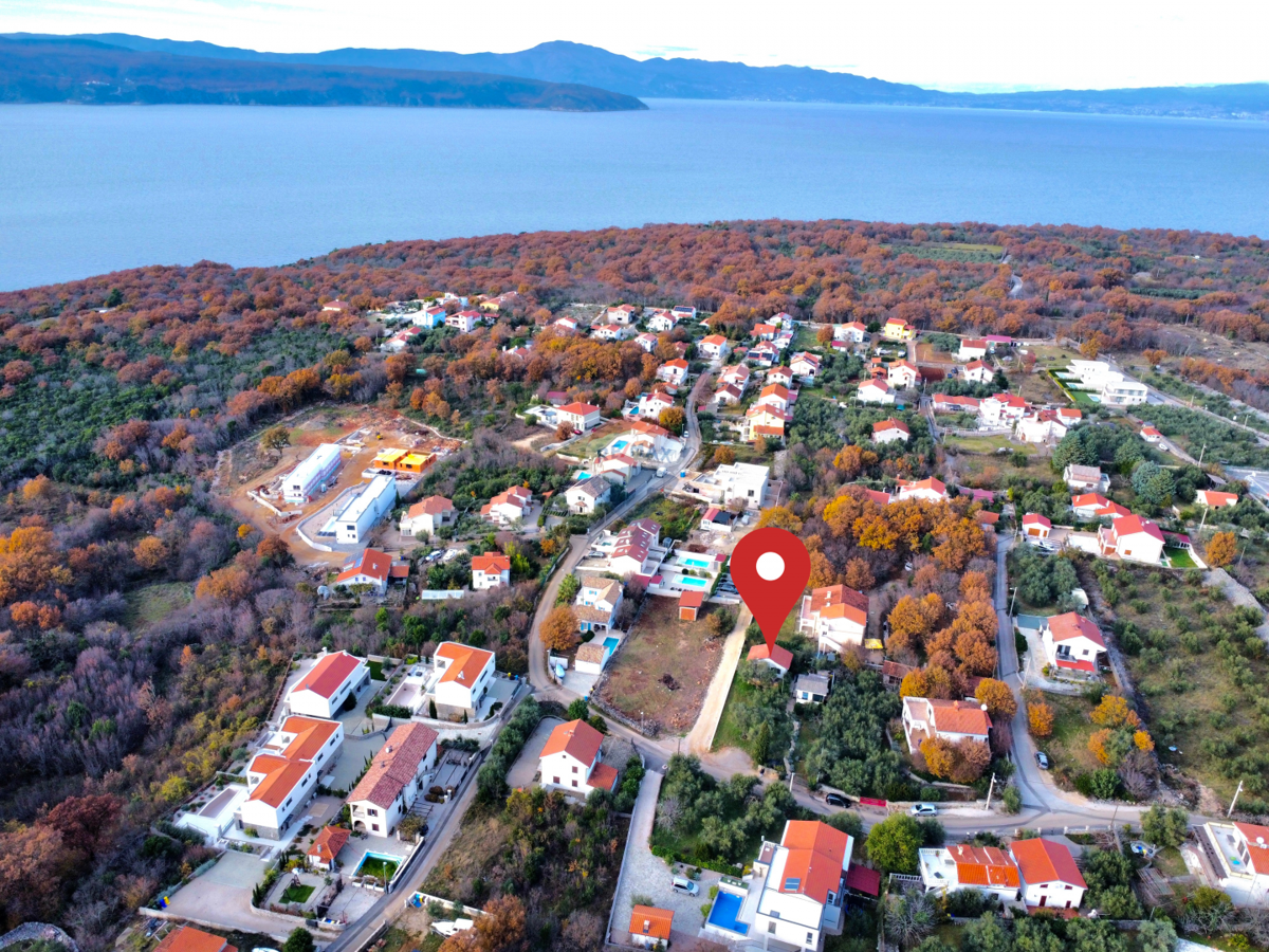 Krk, Linardići – Samostoječa hiša s projektom rekonstrukcije