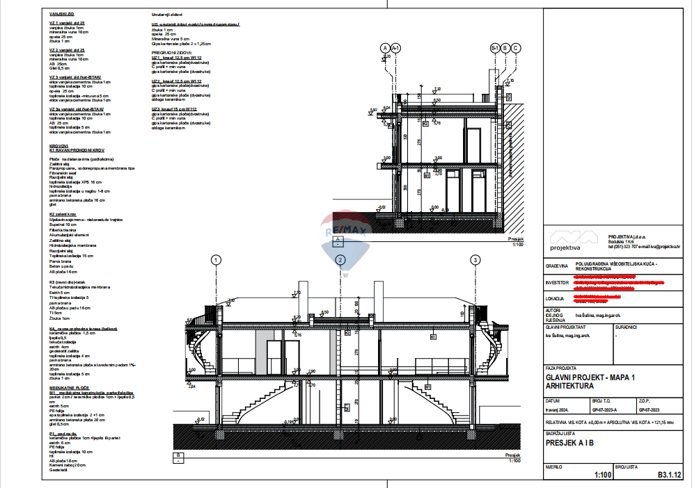 Krk, Linardići – Samostoječa hiša s projektom rekonstrukcije