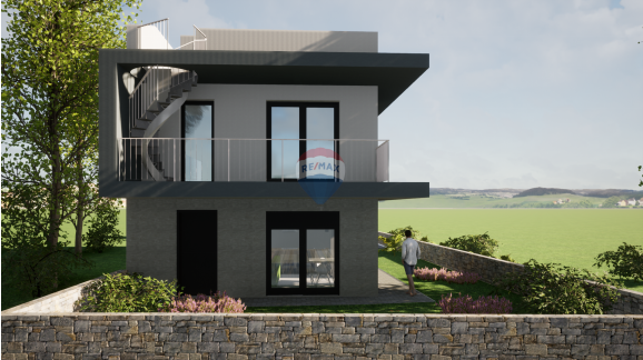 Krk, Linardići – Samostoječa hiša s projektom rekonstrukcije