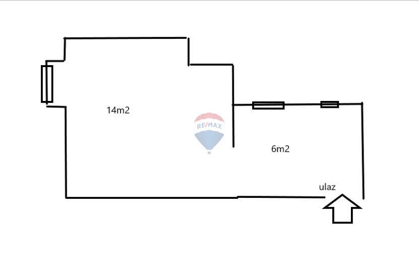 Stanovanje/Apartma Maksimir, 14,16m2