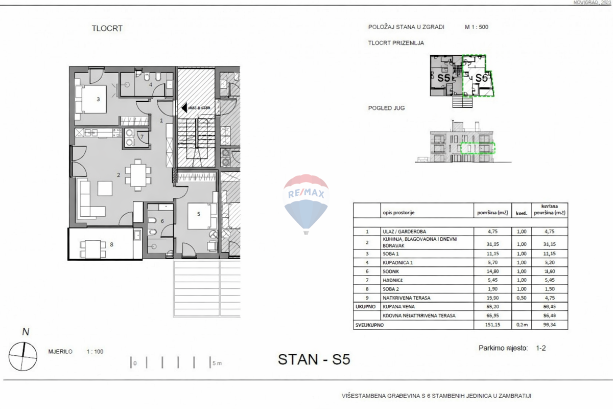Umag, Zambratija – Moderen apartma – Pogled na morje – Novogradnja