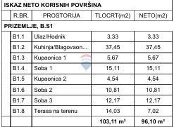 Stanovanje/Apartma Vrbnik, 97m2