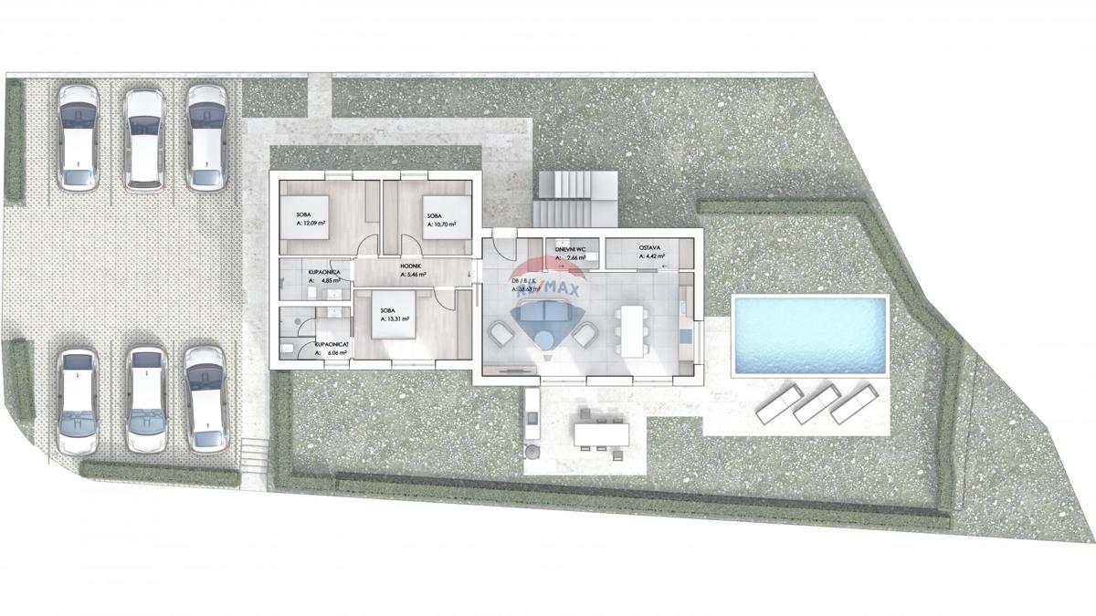 Stavbno zemljišče Krk, 649,54m2