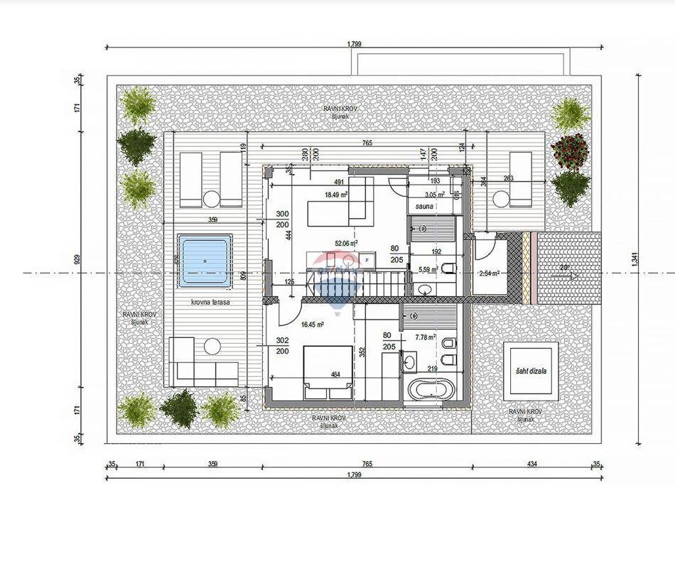 Stanovanje/Apartma Rovinj, 299m2