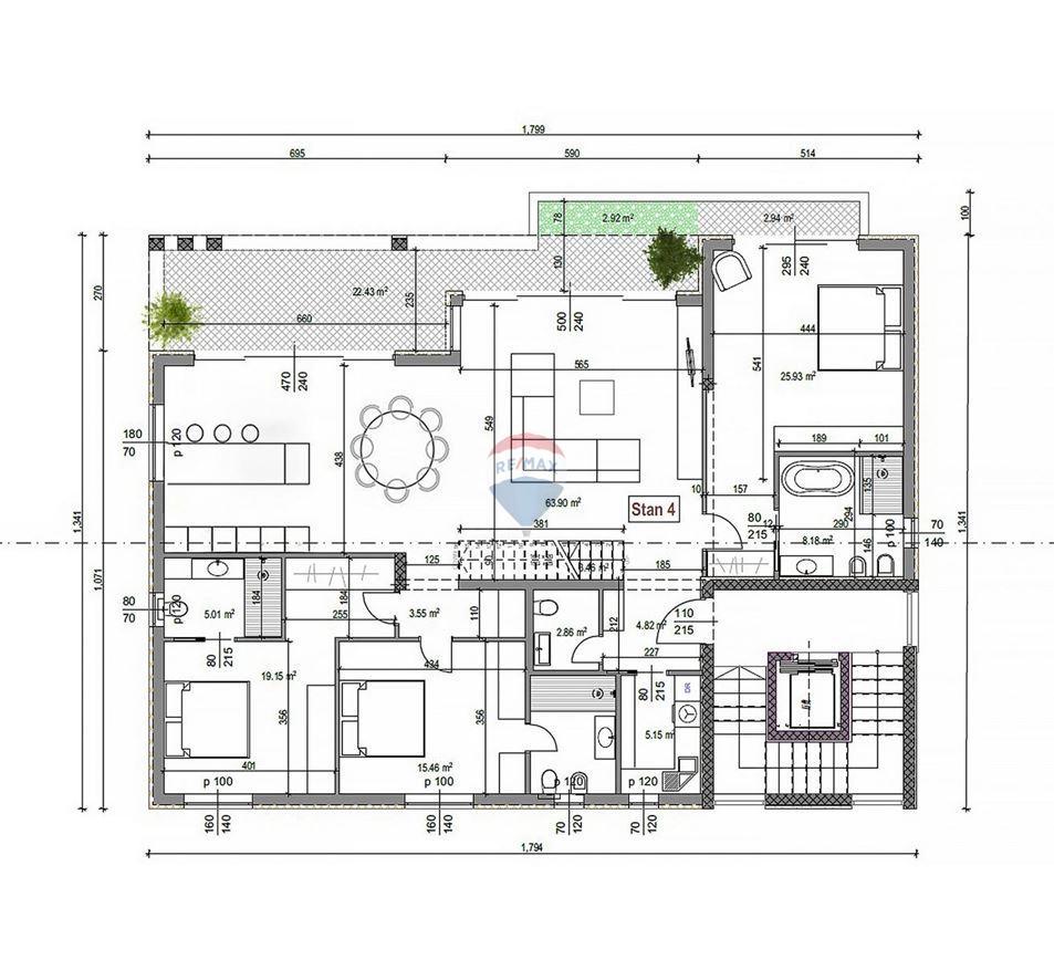 Stanovanje/Apartma Rovinj, 299m2