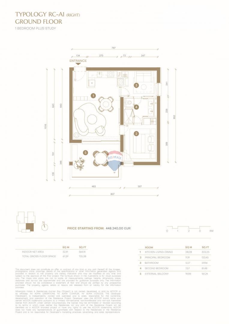 Stanovanje/Apartma Novi Vinodolski, 67,37m2