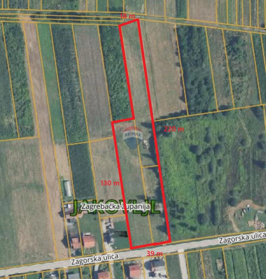 Stavbno zemljišče Jakovlje, 6.725m2