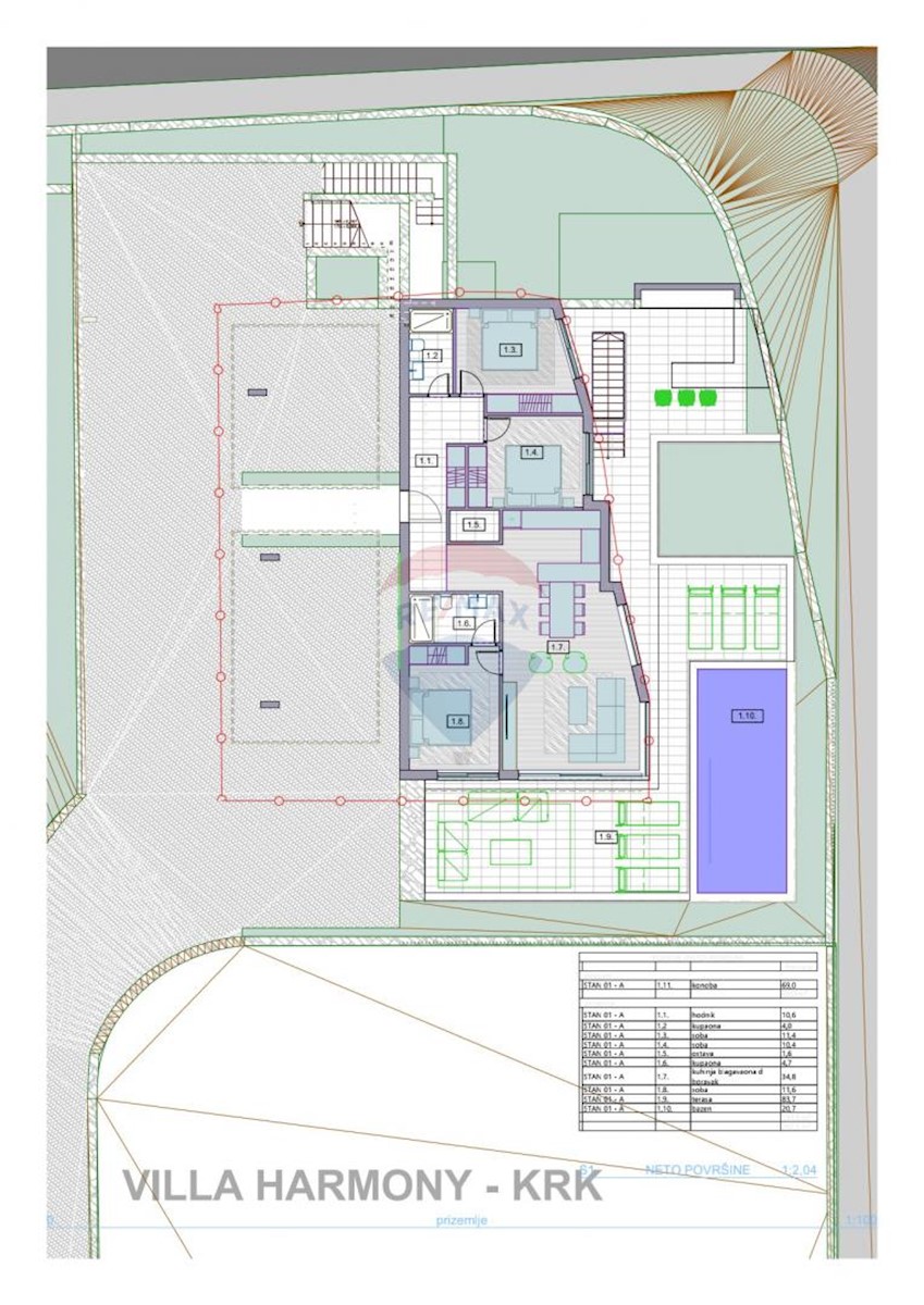 Krk, 126m2