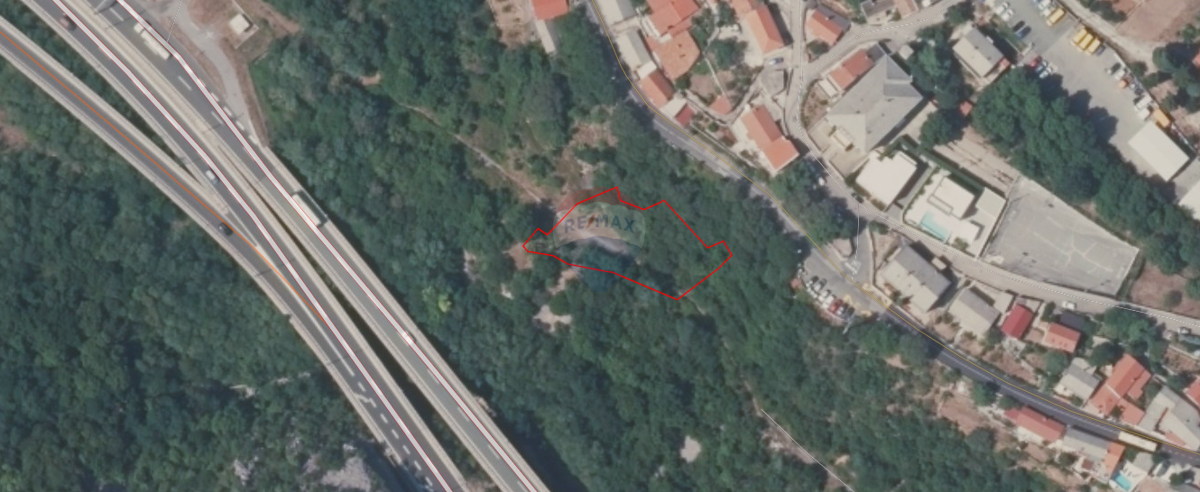 Stavbno zemljišče Draga, Rijeka, 1.278m2