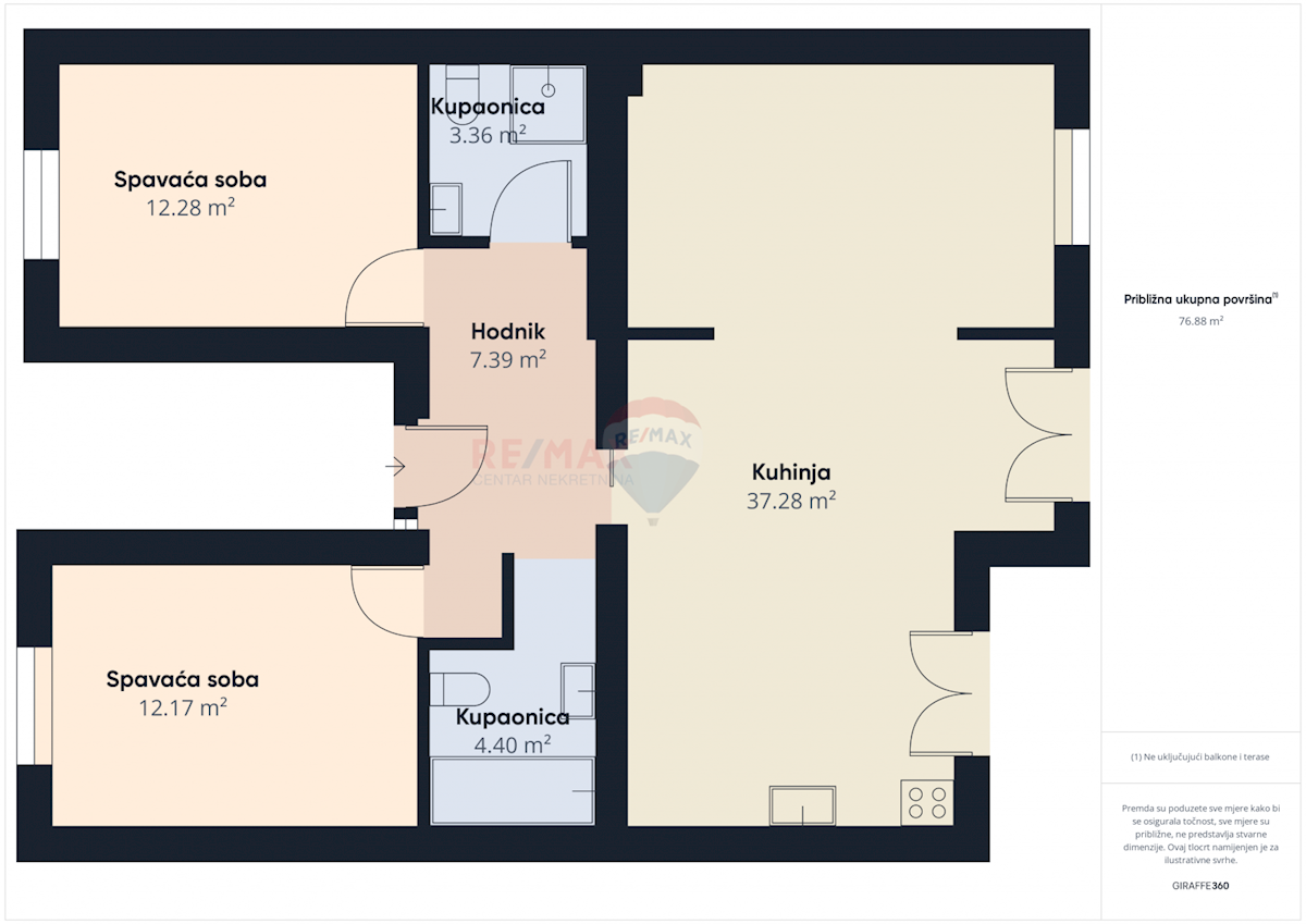 Stanovanje/Apartma Poreč, 77m2