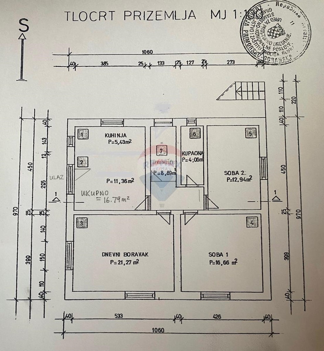 Stanovanje/Apartma Zamet, Rijeka, 81m2