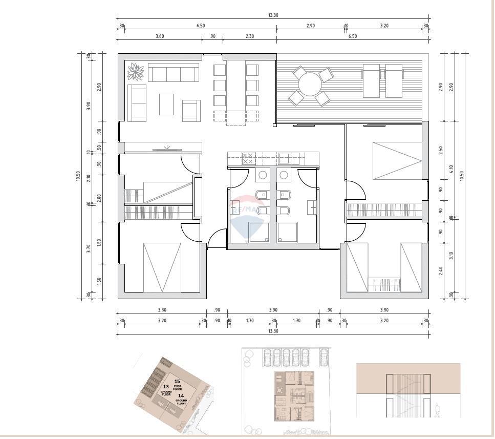 Stanovanje/Apartma Dajla, Novigrad, 108,20m2