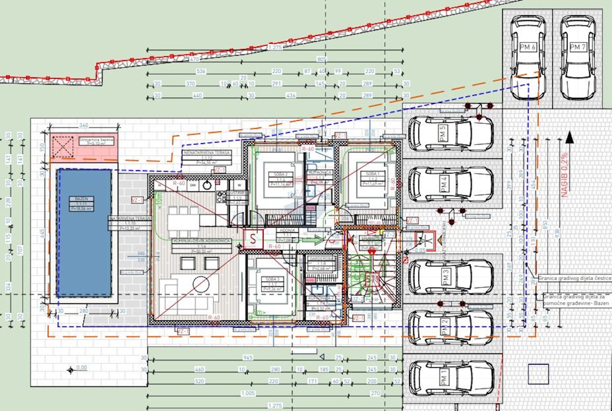 Stavbno zemljišče Njivice, Omišalj, 672m2