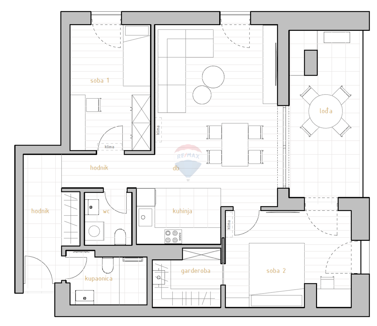 Stanovanje/Apartma Zamet, Rijeka, 81,24m2