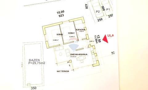 Stavbno zemljišče Umag, 626m2