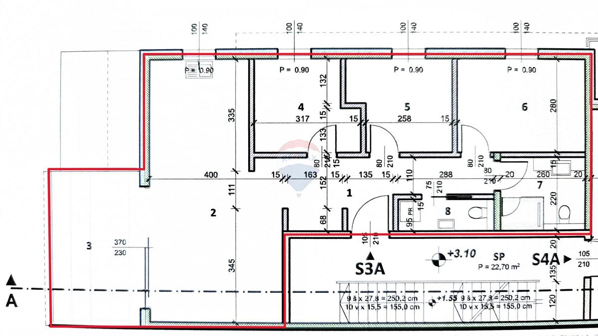 Stanovanje/Apartma Umag, 87,40m2