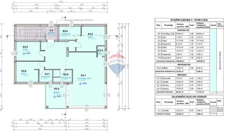 Stanovanje/Apartma Rešetari, Kastav, 117,30m2