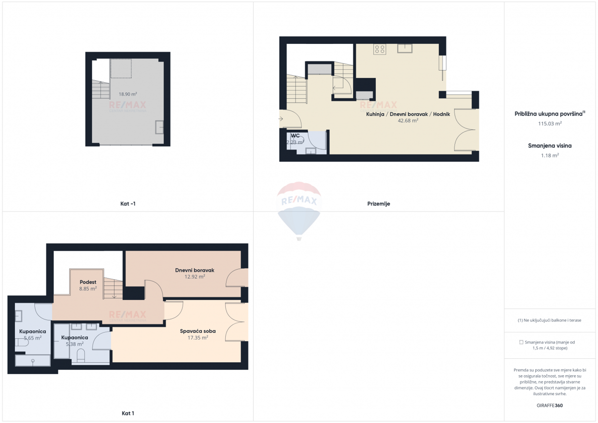 Stanovanje/Apartma Donji grad, Donji Grad, 130m2
