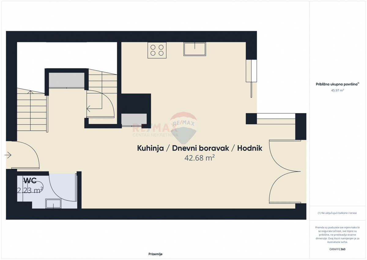 Stanovanje/Apartma Donji grad, Donji Grad, 130m2