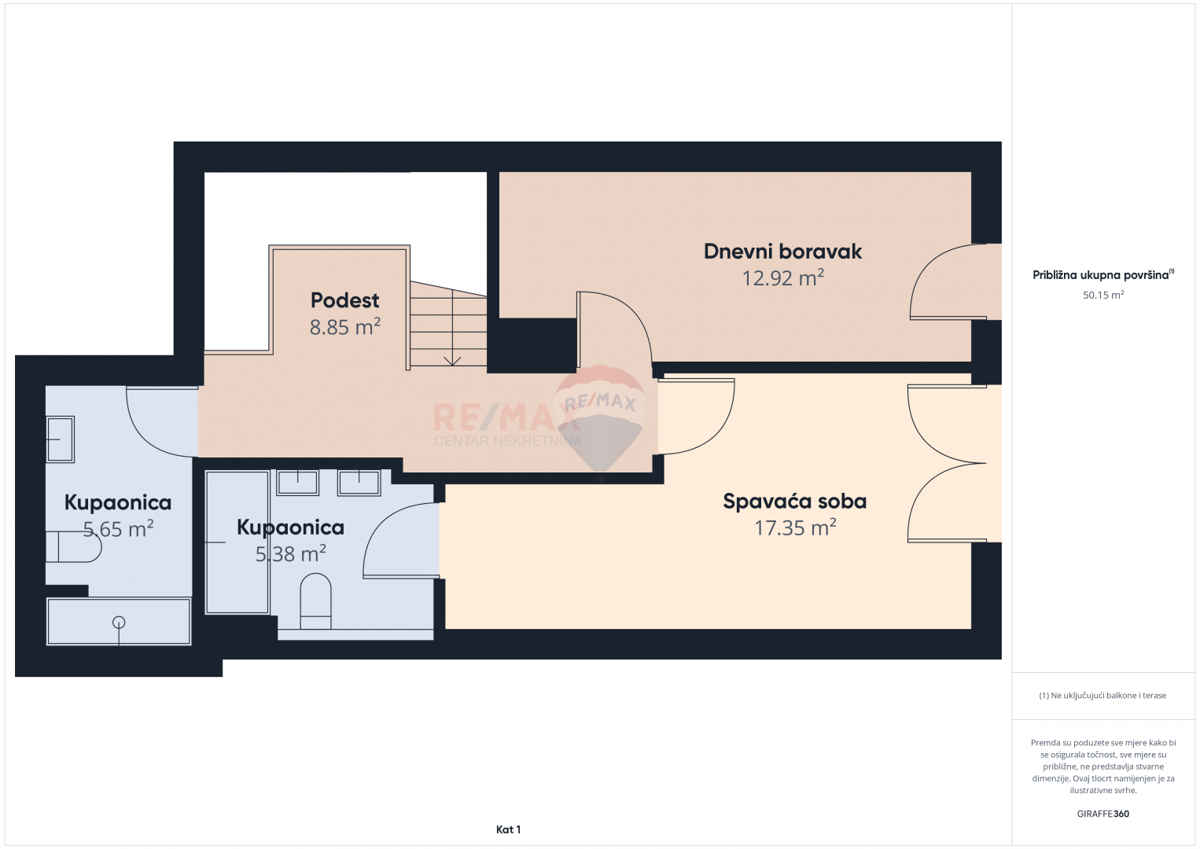 Stanovanje/Apartma Donji grad, Donji Grad, 130m2