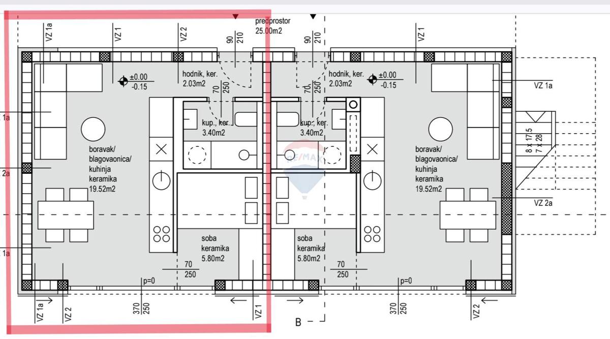 Stanovanje/Apartma Umag, 32m2