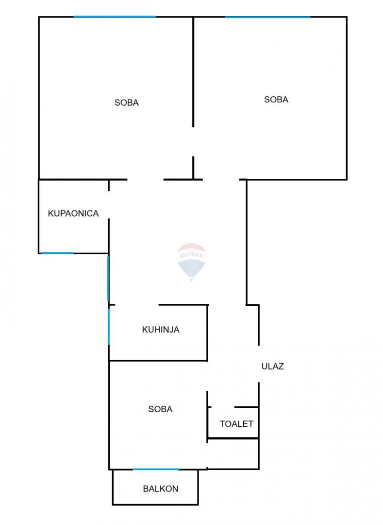 Stanovanje/Apartma Trešnjevka, Trešnjevka - Sjever, 85m2