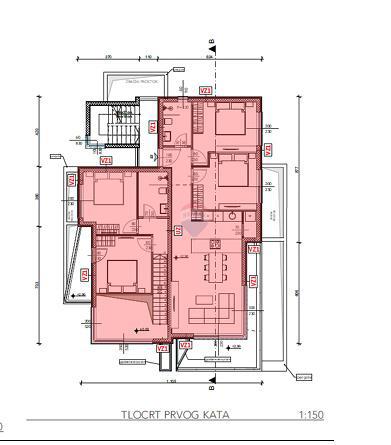 Stanovanje/Apartma Njivice, Omišalj, 112m2