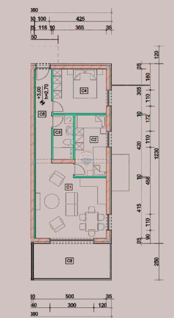 Stanovanje/Apartma Omišalj, 67m2