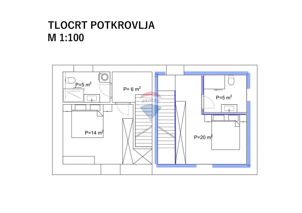 Hiša Novigrad, 135m2