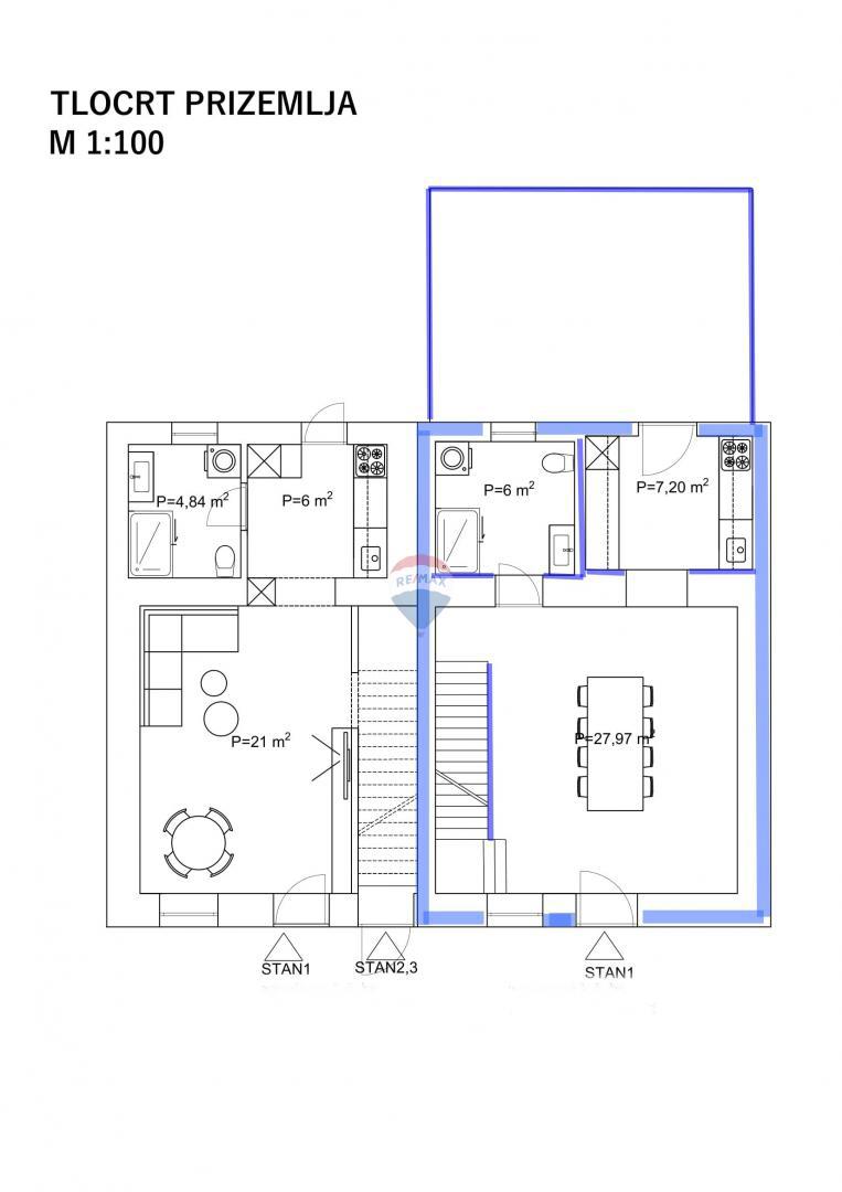 Hiša Novigrad, 135m2