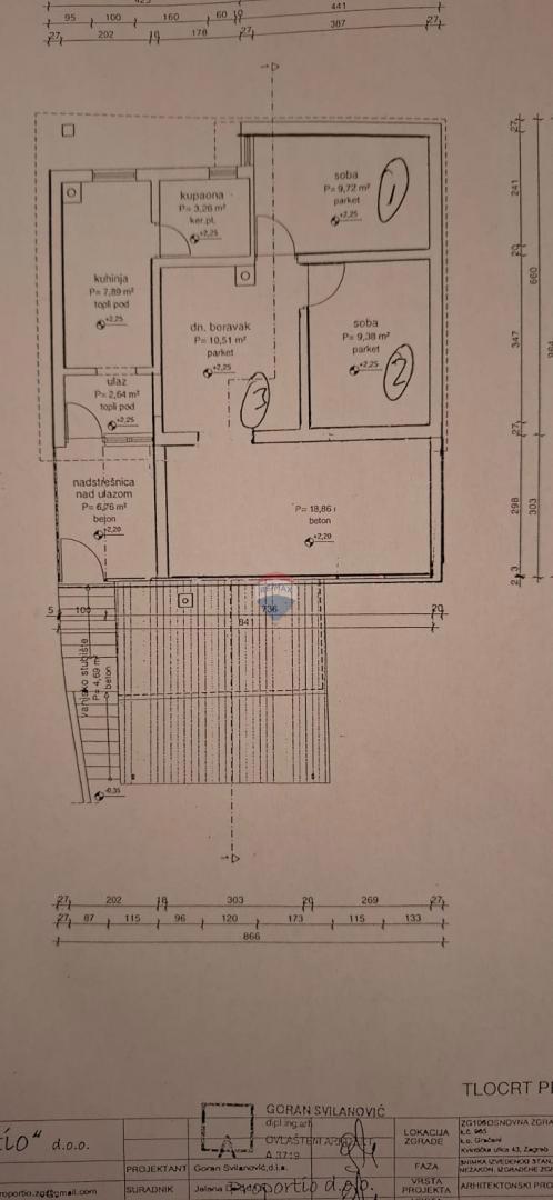 Hiša Gračani, Podsljeme, 109m2