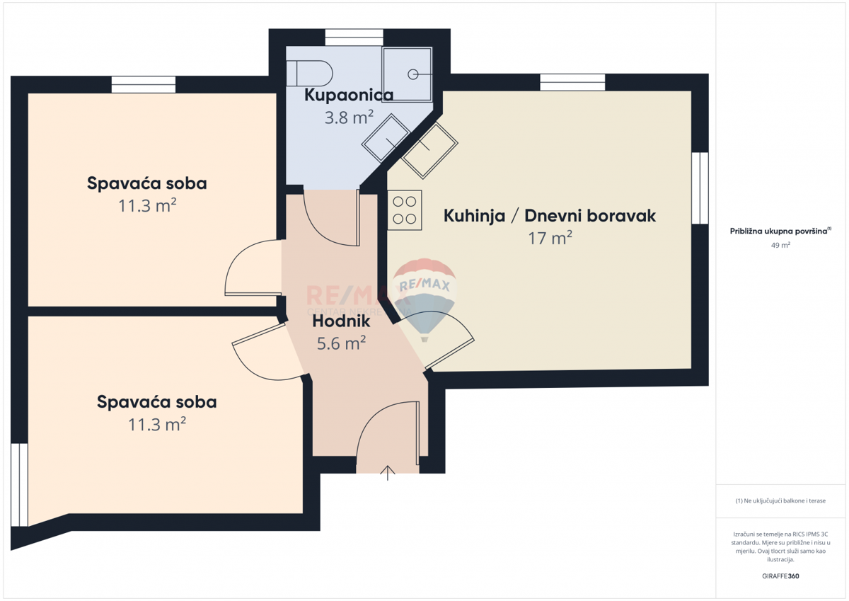 Stanovanje/Apartma Jablanovec, Zaprešić - Okolica, 49,20m2