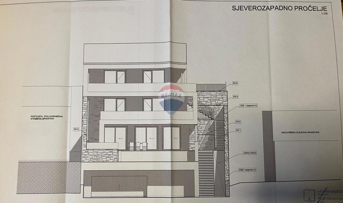 Stavbno zemljišče Senj, 671,20m2
