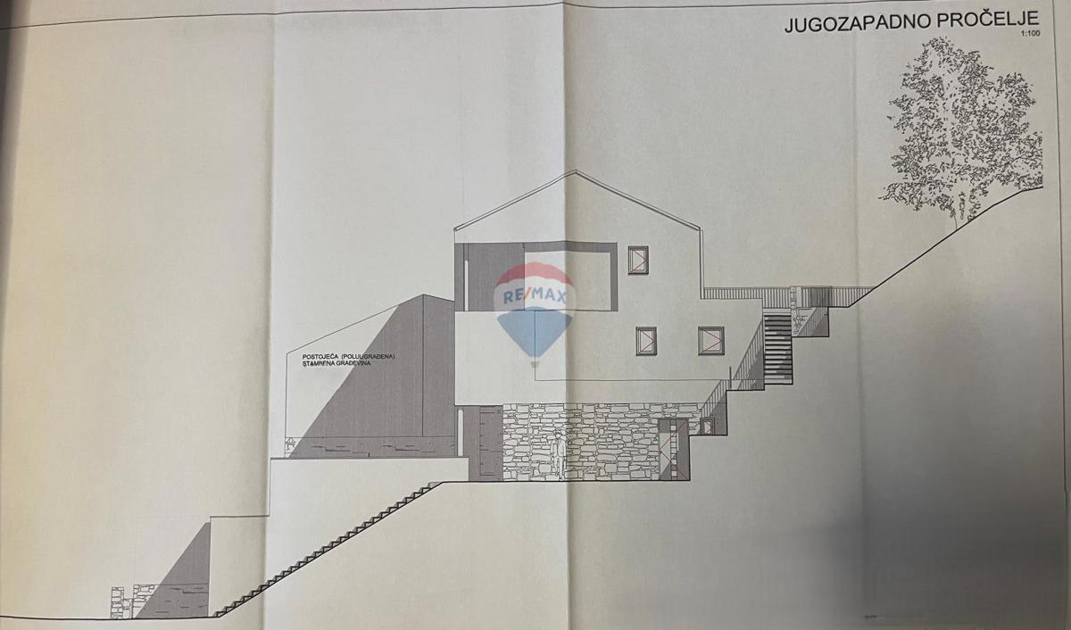 Stavbno zemljišče Senj, 671,20m2