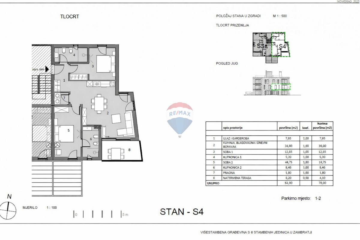 Umag, Zambratija – Moderen apartma – Pogled na morje – Novogradnja