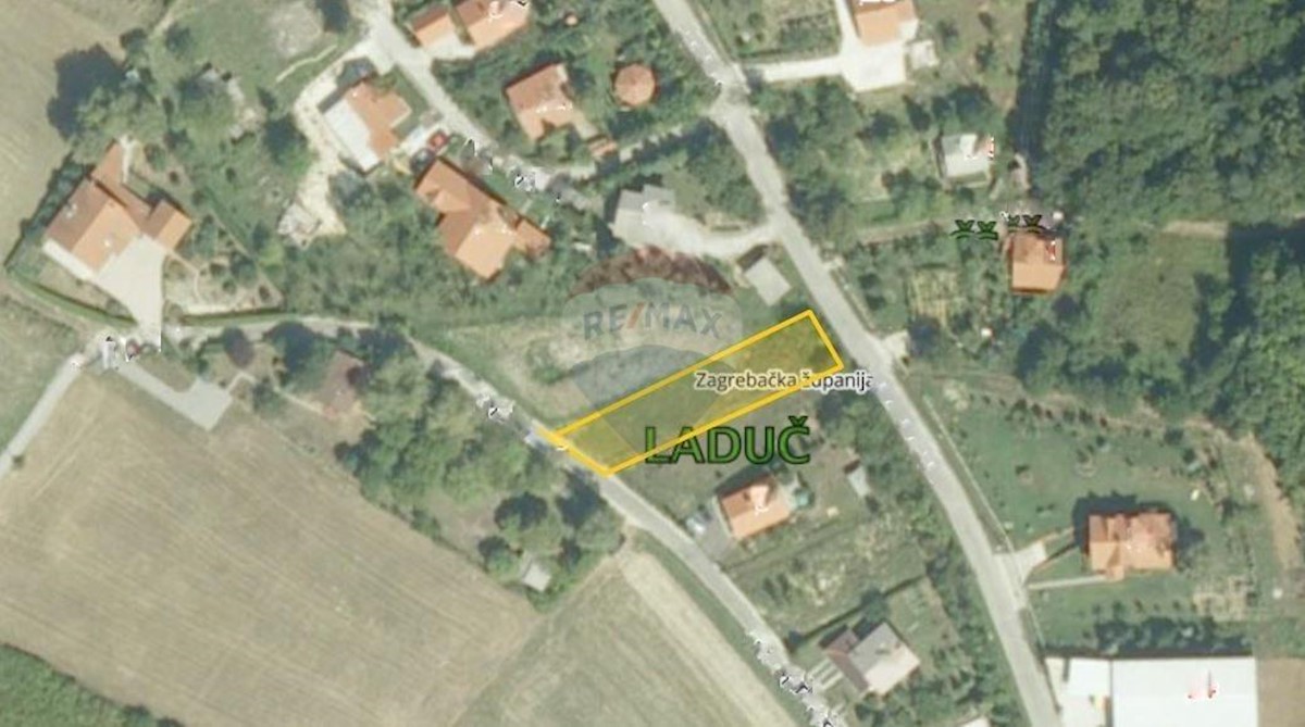 Stavbno zemljišče Donji Laduč, Brdovec, 673m2