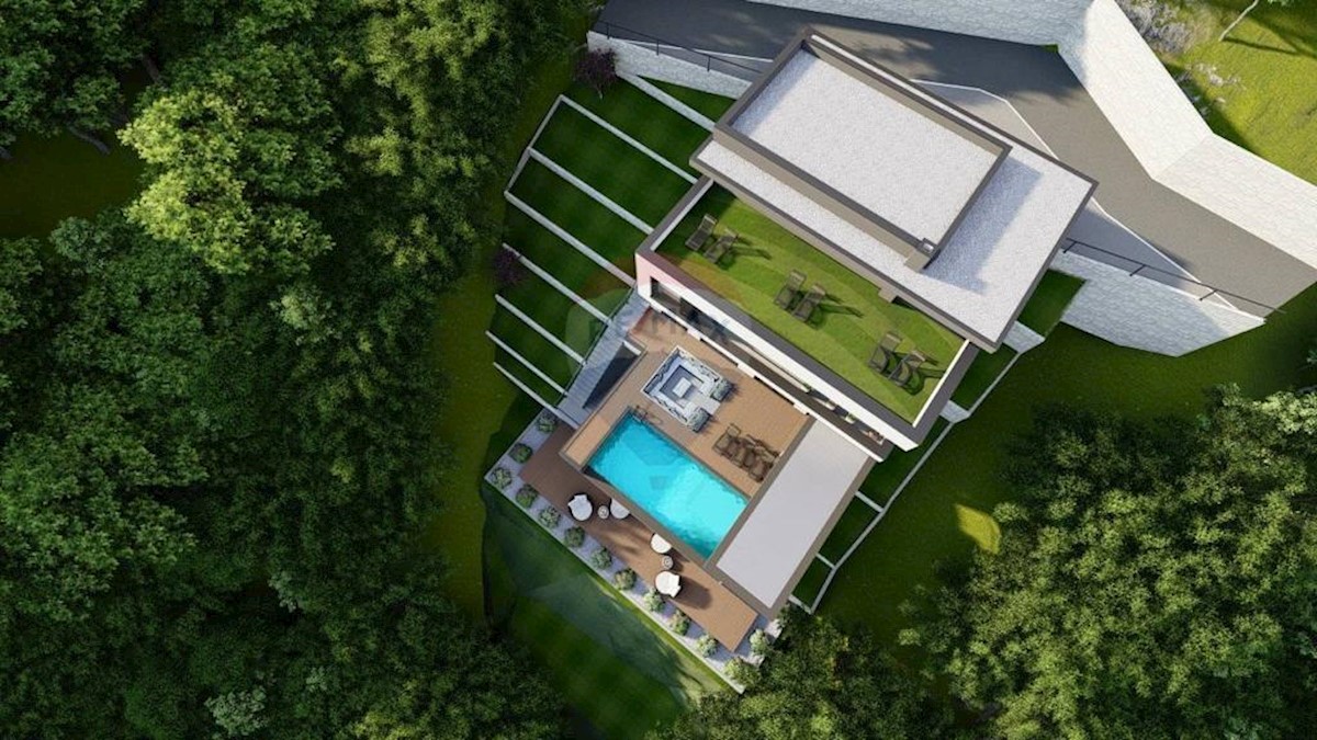 Stavbno zemljišče Ičići, Opatija - Okolica, 1.368m2