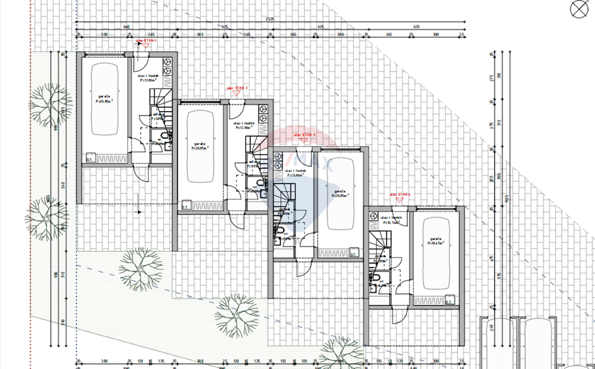 Stavbno zemljišče okolica Pule, Pula, 990m2