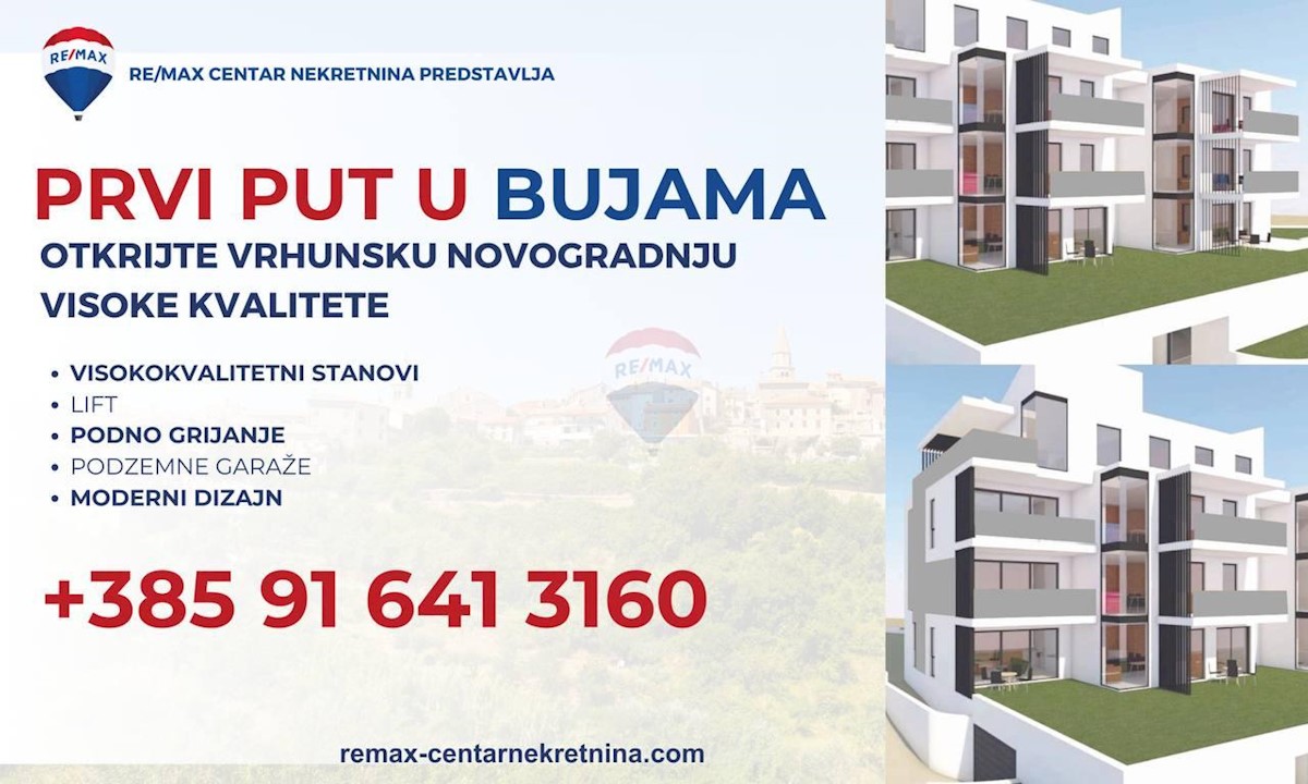 Stanovanje/Apartma Buje, 85,45m2