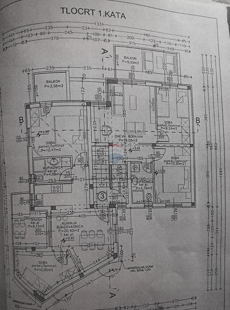 Stanovanje/Apartma Premantura, Medulin, 109m2