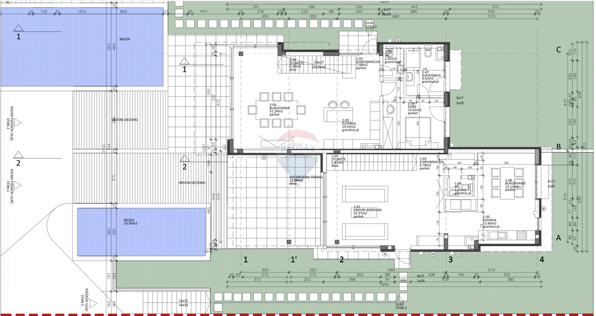 Hiša Veprinac, Opatija - Okolica, 264,20m2