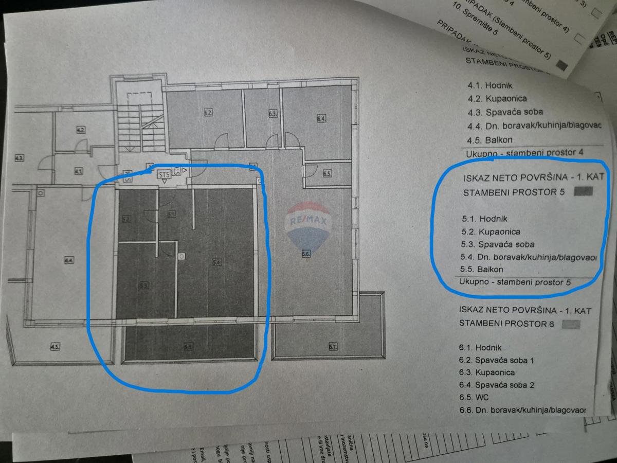 Stanovanje/Apartma Rešetari, Kastav, 58,70m2