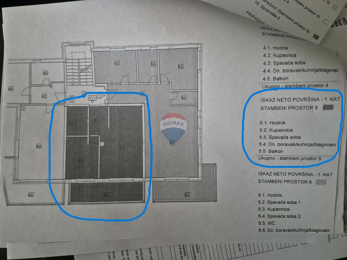 Stanovanje/Apartma Rešetari, Kastav, 58,70m2