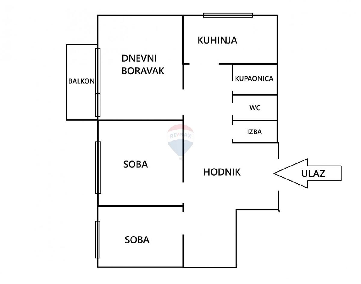 Stanovanje/Apartma Sesvete, 65,28m2