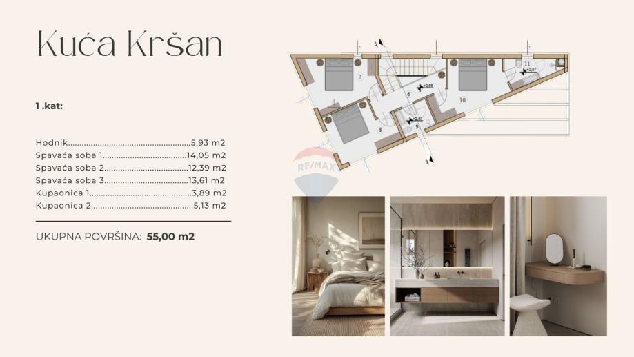 ISTRA, KRŠAN – Building Land with Construction Permit