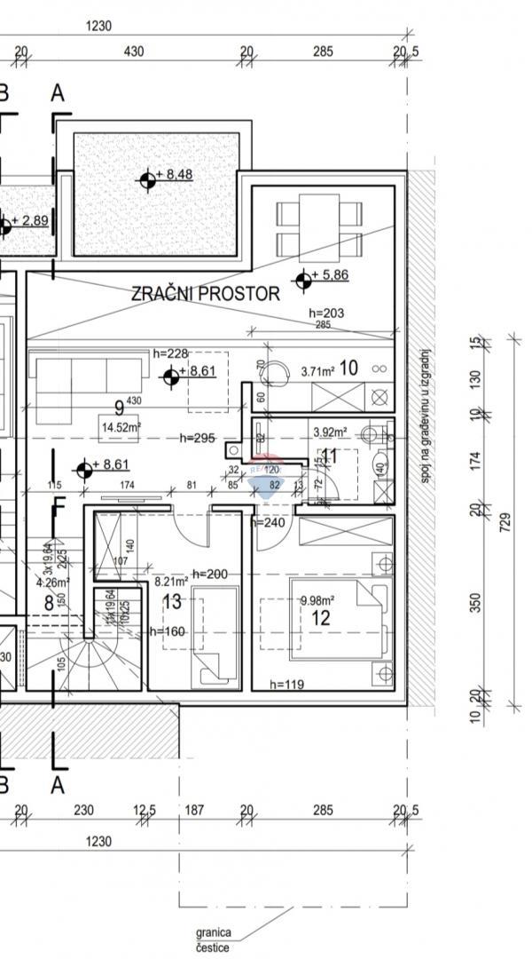 Istra, Valbandon – trisobno stanovanje v novogradnji