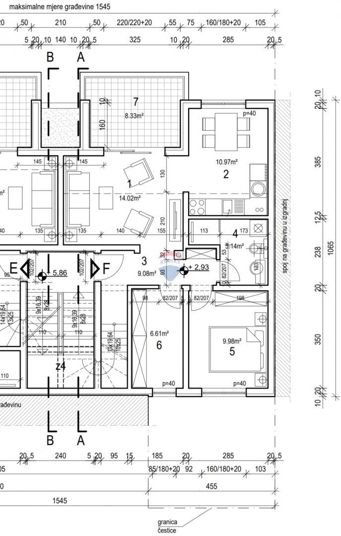 Istra, Valbandon – trisobno stanovanje v novogradnji