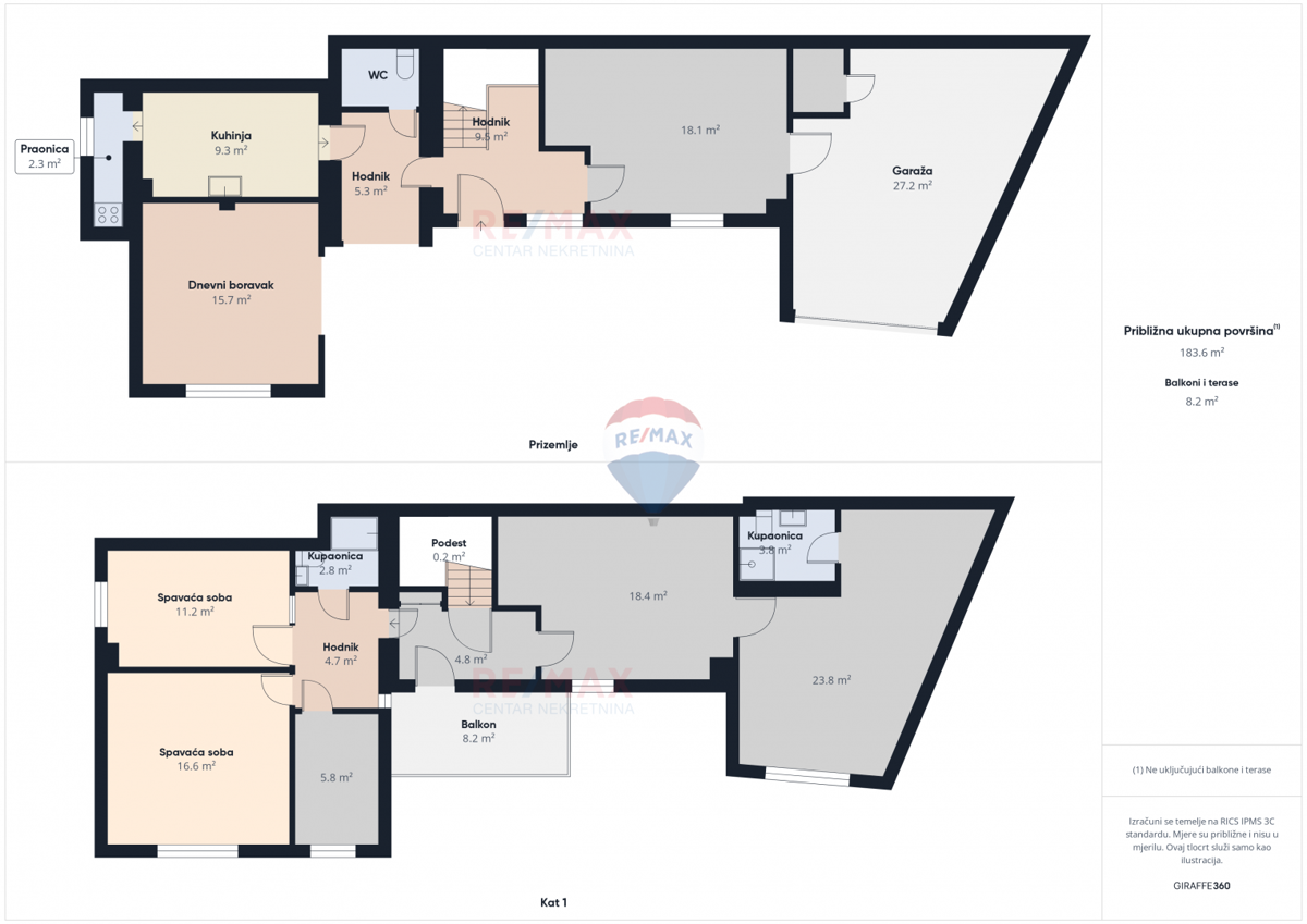 Hiša Kustošija, Črnomerec, 183m2